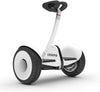 cesona Smart Self-Balancing Electric Scooter with LED light, Portable and Powerful, White and Black